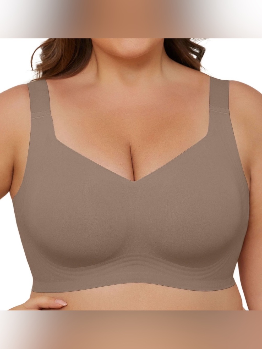 Seamless Comfort Wireless Bra - Taupe